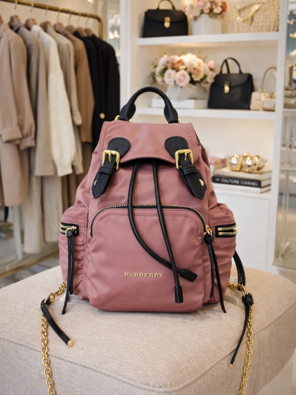 Burberry Nylon Rucksack Pink | NWT